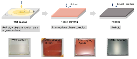 Wet-coating 방법을 이용한 페로브스카이트 박막 제조