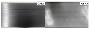 Shape of CFRP and GFRP sheet