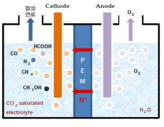 전기화학을 이용한 이산화탄소 환원 시스템