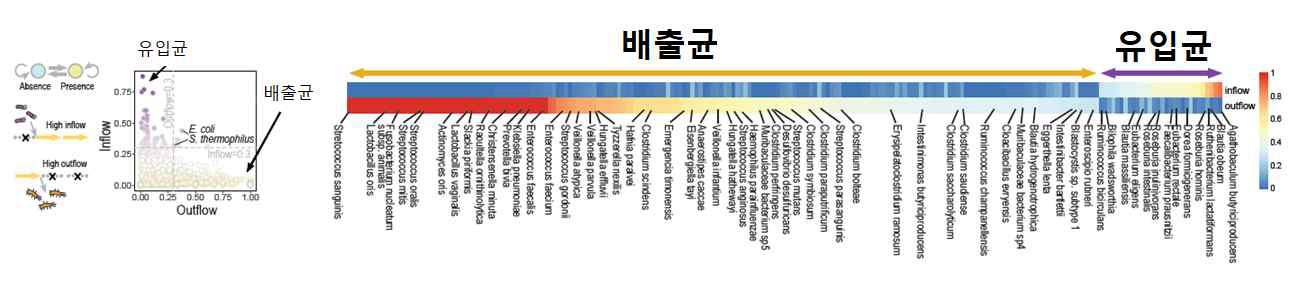 Markov 시계열 모델을 통한 유입균/배출균 마커 선별