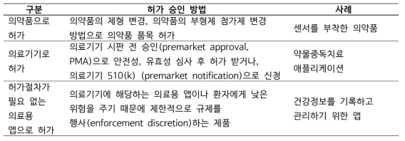 디지털 치료제의 허가 승인 방법