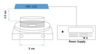 Batch type의 LED-UVC 세척 용수 살균 system