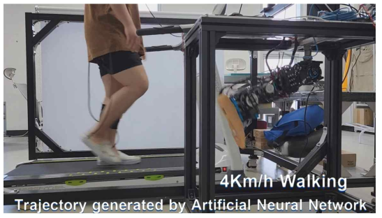 Robotic transfemoral prosthesis real-time walking trajectory generation simulation (https://youtu.be/0t1CwmSp-rY)