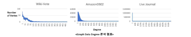 Graph workload 의 Input 에 따른 Degree 분석