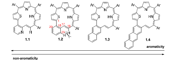 ortho-connected arenoporphyrin의 aromaticity