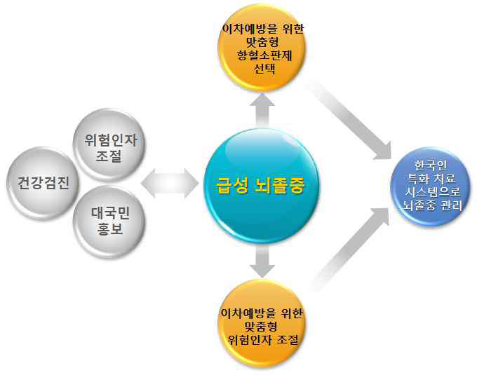 한국인 특화 뇌졸중 관리시스템 구축 필요