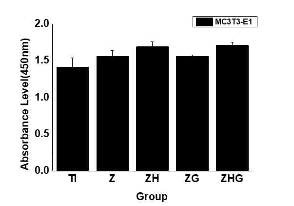 MC3T3-E1 조골세포 증식평가