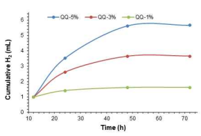 Hydrogen production by QQ bacteria