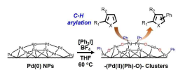 팔라듐 2가 옥소 클러스터와 C-H 아릴 레이션 메커니즘