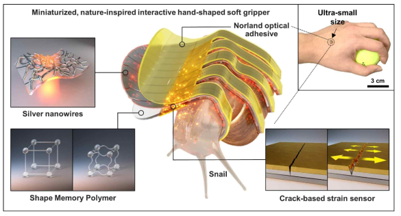 생체 조직의 생체 신호 측정이 가능한 초소형 소프트 그리퍼