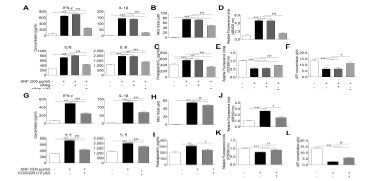 NRP1 발현 억제 후, SNP 처리에 따른 inflammation phenotype 변화 분석