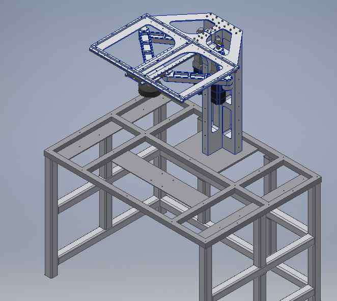 설계 완료된 로봇 3D CAD 모델