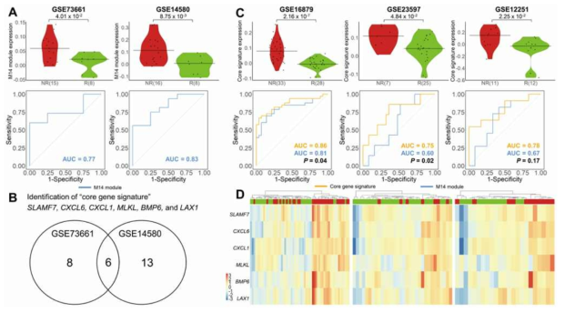 염증성장질환자 소장조직의 transcriptomic 분석-gene co-expression network analysis 결과