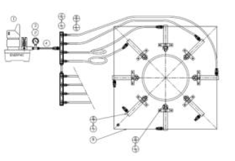 Concrete lining model test equipment design