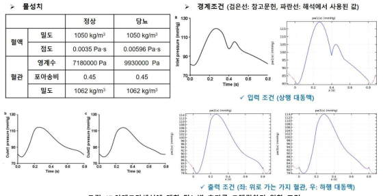 아테로마생성에 대한 당뇨병 효과를 모델링하기 위한 조건