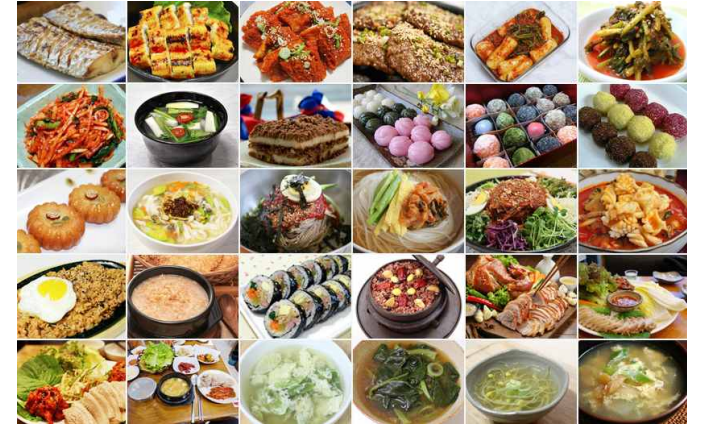 AI-Hub에서 수집한 한국 음식 이미지