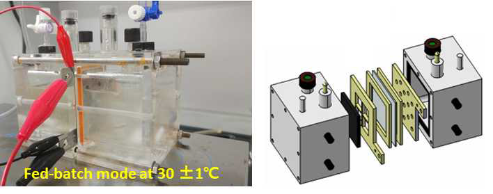 미생물전해전지 제작 및 운전