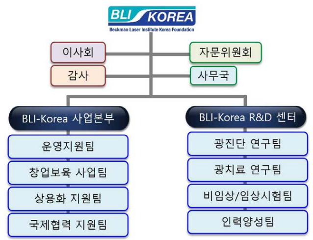 (재)BLI-Korea 조직도 (안)
