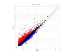 비스페놀 대체물질 BPTMC와 대조군(DMSO)에서의 RNA sequencing 분석