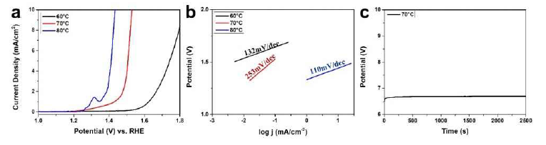 반응 온도에 따라 합성된 CoO/Co(OH)2 나노시트의 전기화학적 성능 확보