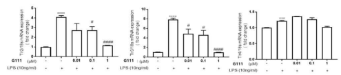 BV-2 microglia에서 LPS로 유도된 TLR 유전자 발현변화에 대한 KUMRC-G111에 의한 효능검색