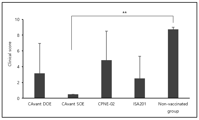 Mean clinical score