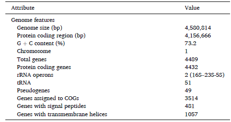 Genomic features of N. aquaticus KCTC 9944T