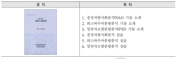 핵분석기술학교