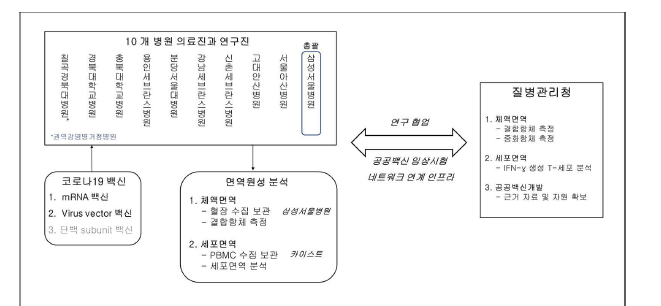 연구 개발 체계 모식도