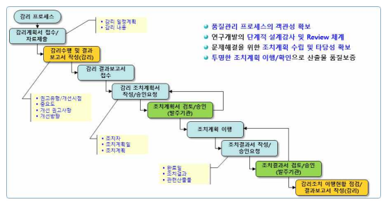 감리 프로세스 적용 절차