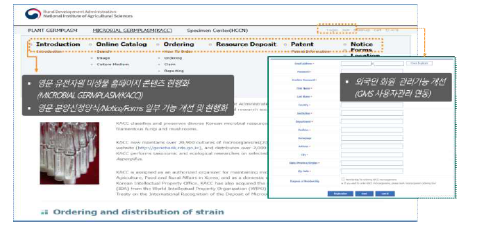 KACC 영문홈페이지 개선