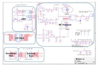 초단말 모듈의 Circuit diagram