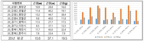 국내 생산·유통 건조 황기의 물리적 특성 조사