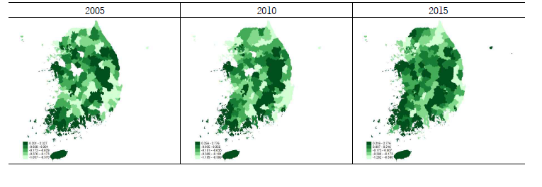 다층회귀분석을 통한 마늘 주산지 식별(2005-2015)