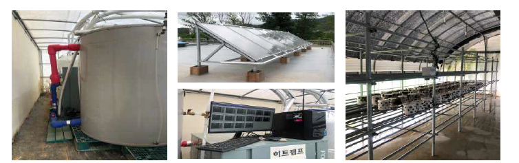 버섯사(지열수직밀폐형 + 태양광 + 태양열 적용)