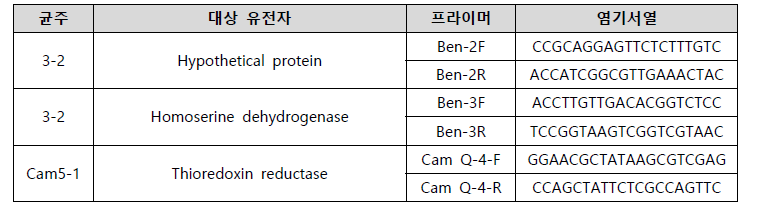 농약 분해 미생물 검출을 위한 ddPCR 용 프라이머