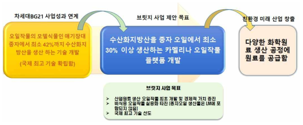 브릿지 과제 본 제안과제의 개요 및 목표