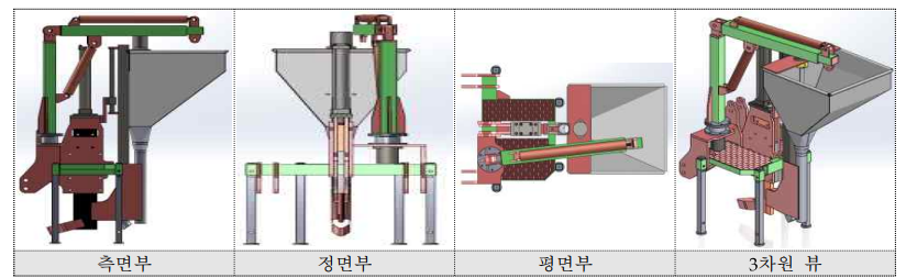 소수재(왕겨) 충진 땅속배수 매설기 도면