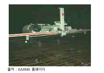 Kajima의 철근 자동 배근 로봇