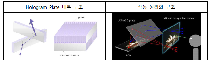 홀로그램 플레이트 작동 원리 및 구조