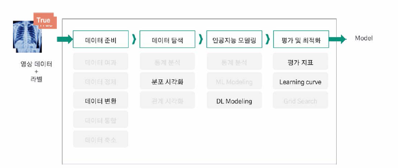 Example of analytical pipelines for healthcare image data