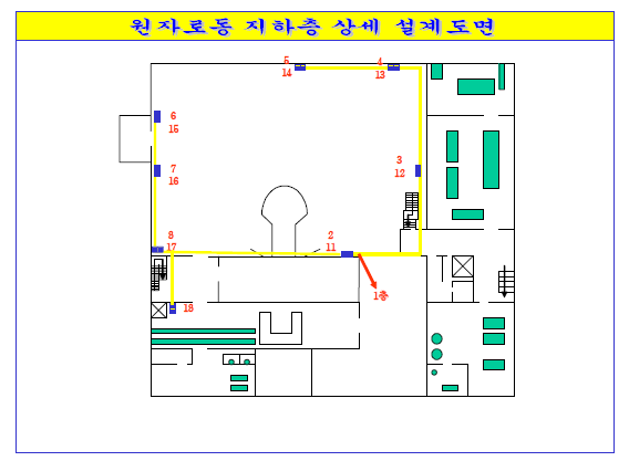 하나로 지하층 TCP/IP 망 상세설계도면