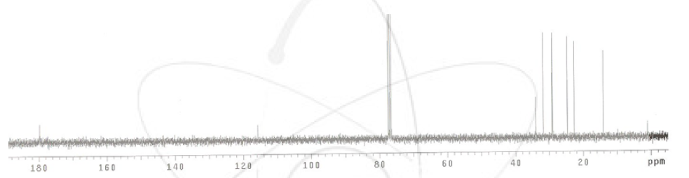 항균활성물질 Fr-13의 13C NMR spectrum