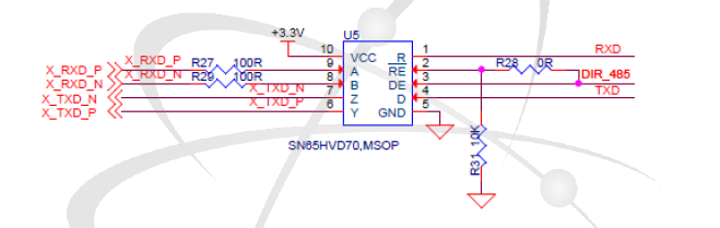 마스터 제어기기 Uart to 485 회로 추가