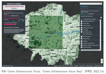 Green Infrastructure Focus Map