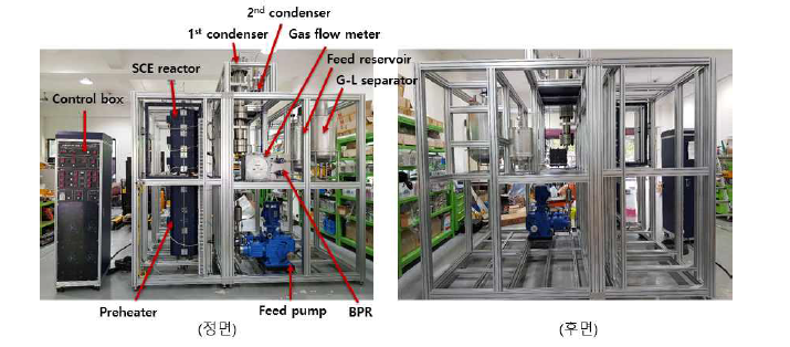 3kg/h 벤치급 초임계에탄올 바이오원유 탈산소 업그레이딩 반응장치 시작품 사진