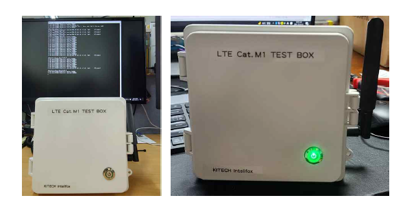 LTE Cat.M1 이동통신망을 이용한 데이터 송수신 테스트