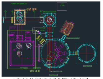 통합 챔버 설계 도면 CAD 이미지