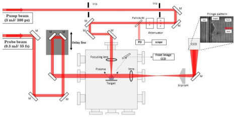 Pre-plasma 밀도 진단을 위한 펌프-프로브 실험 셋업