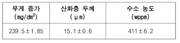 부식 실험결과